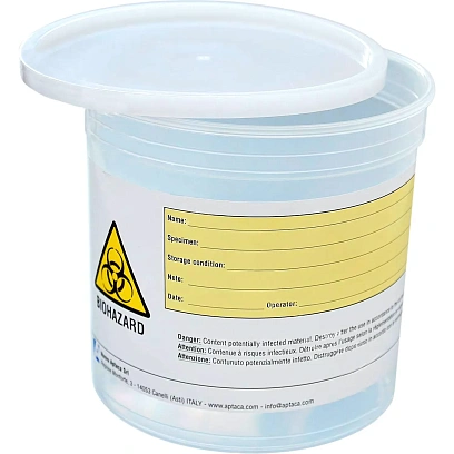 Контейнер д/сбора биопроб 1 л н/с  для гистологии, Aptaca 12002888