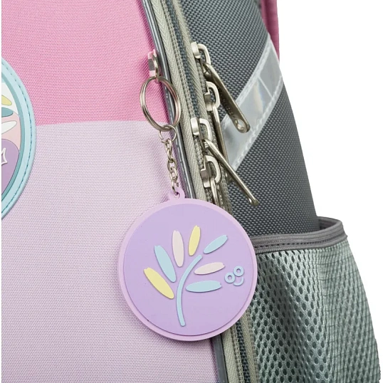 Ранец Basic Casual роз+голуб, 2 отд., эргоном. спинка