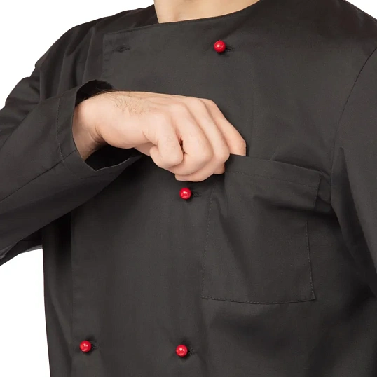 Китель Повара у23-КУ черный (р.48-50) р.170-176