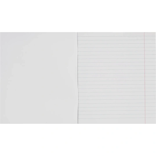 Тетрадь общая Attache,48л,лин,А5,скреп,обл.бумвин,блок офс,цвета в асс