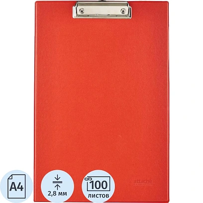 Папка-планшет  A4 красный Россия