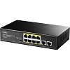 Коммутатор Cudy FS1010PG 8хPoE+ 120W 2хGBUplink
