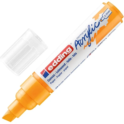 Маркер акриловый Edding 5000/906.скош.нак. 5-10 мм. Цвет Солнечный желтый