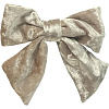 Бант из полиэстера, серебро, 2 штуки, 13х12,5х2см, 98162