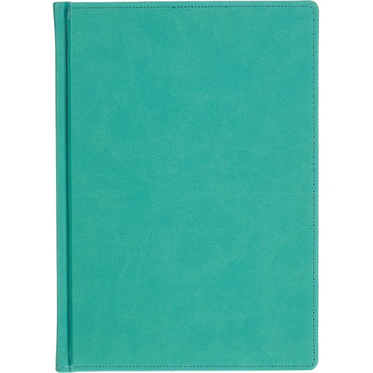 Ежедневник недатированный А5+, 136л, VELVET морская волна  3-115/15