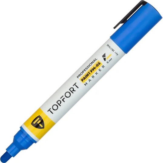 Маркер лаковый TOPFORT Paint 6 мм синий