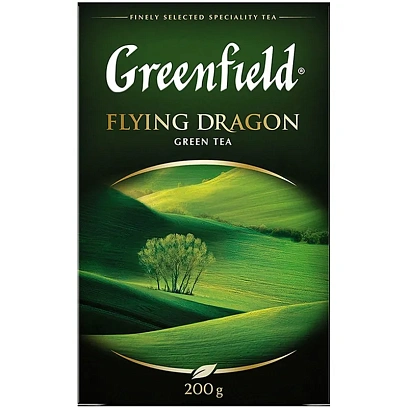 Чай зеленый листовой Greenfield Flying Dragon, 200гр