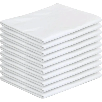 Простыня Евро (220х240) бязь 145г/м2, белый, 10шт