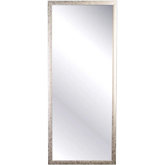 Зеркало МГЛ_ настенное НБ54 (504x1204) багет ПЛС теплое серебро