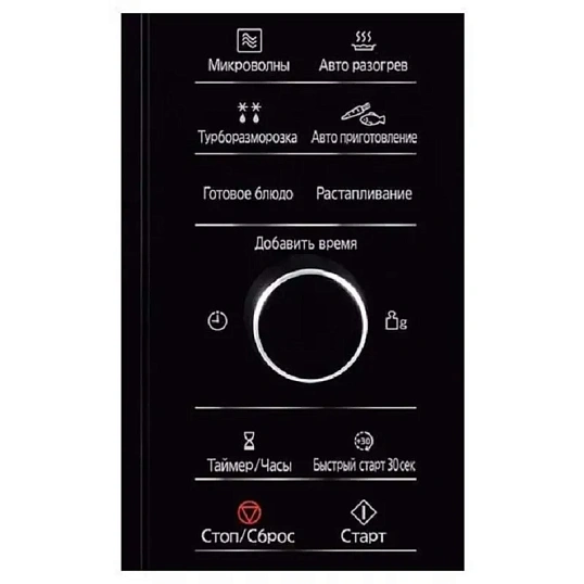 Микроволновая печь Panasonic NN-SD36HBZPE, 23 л., 1000ВТ, инверт., чер