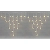 Гирлянда светодиодная Бахрома 2,4х0,6м 76LED ТЕПЛЫЙ БЕЛЫЙ IP65,255-037-6