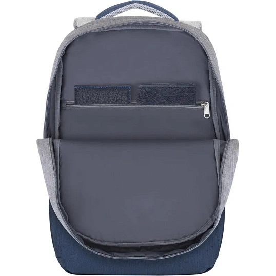 Рюкзак для ноутбука RIVACASE 7567 grey/dark blue 17.3/6