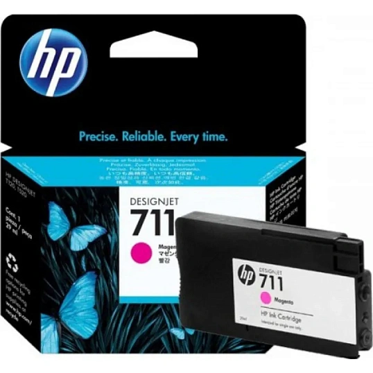 Картридж струйный HP 711 CZ131A пурп. для DgnJ T120/520