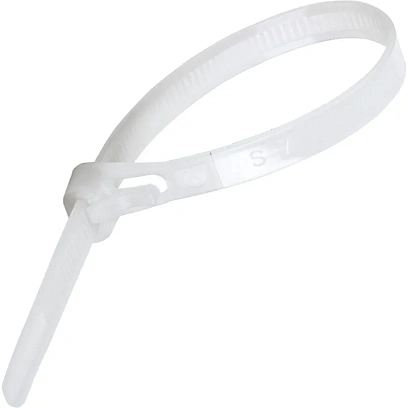 Хомут многоразовый, пластик, 150 х 7,2мм, 50 шт СИБРТЕХ (45571)