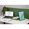 Лоток горизонтальный Attache Bright Colours решетчатый прозрачный зеленый
