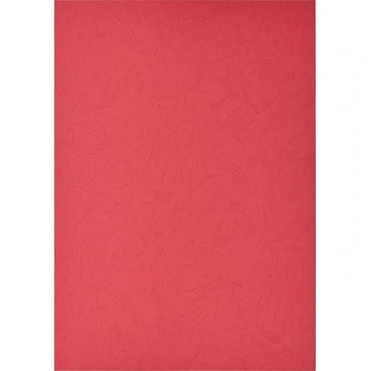 Обложки для переплета картонные Promega office крас.кожаА4,230г/м2,100шт/уп