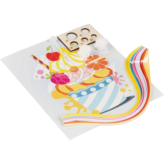 Набор для квиллинга Панно Десерт Квл-030