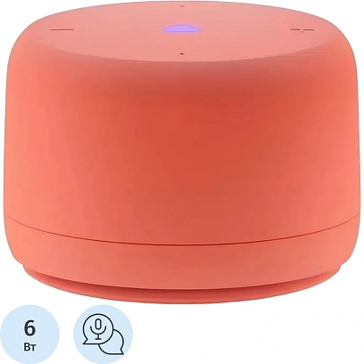 Умная колонка Яндекс Станция Лайт 2 с Алисой, коралловый (YNDX-00028ORG)