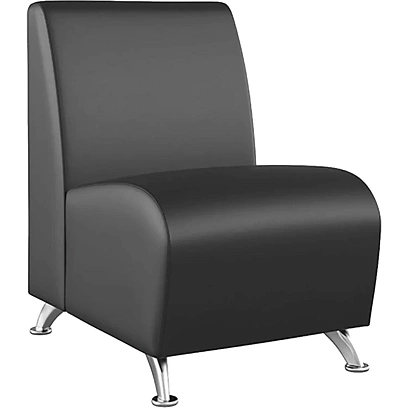 Модуль прямой Интер хром прямой одноместный ИК P2 euroline 9100 черный