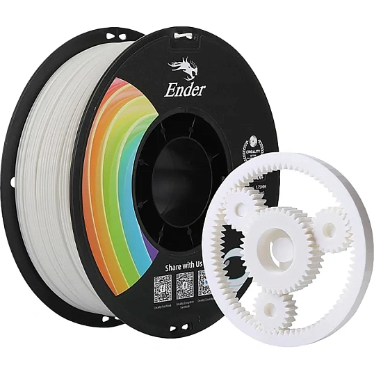 Катушка EN-PLA+ пластика Creality 1.75 мм 1кг., белый (3301010305)