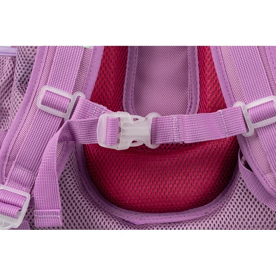 Ранец КОМУС Три богатыря Любава,Basic 2 отд.,эргоном. спинка,пайетки полиэс