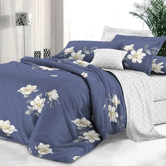 Постельное белье евро Сатин наб.(нав.70х70-2шт) 143 Люба