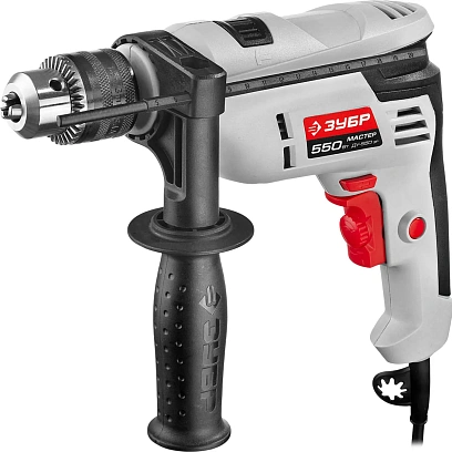 Дрель ударная Зубр ДУ-550 ЭР