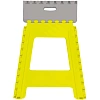 Стремянка -табурет пластик большая складная Color-X серо-желтая