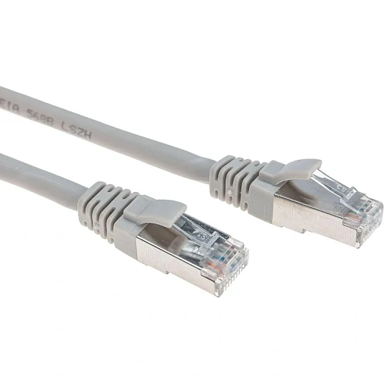 Патч-корд REXANT (02-0110-05) F/UTP, CAT 5e, 26AWG, LSZH, серый, 0,5м