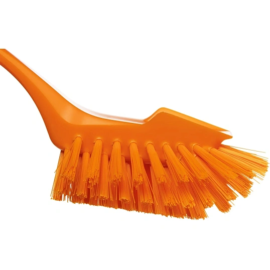 Щетка для посуды 255х28 мм полужесткая 0,08 кг.,оранжевый 10463-7