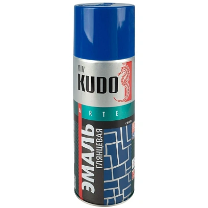 Краска аэрозоль синяя 520 мл (1/12) (kudo ku-1011)