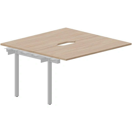 Стол составной STRIKE 2р.м 2эр.в.пр.эл 1380х1366 UNN2TPV147OWAL Дуб св/Алюм