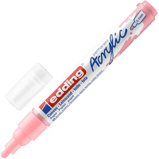Маркер акриловый Edding 5100/935.кругл. 2-3 мм.Розовато-лилов./Classymauve