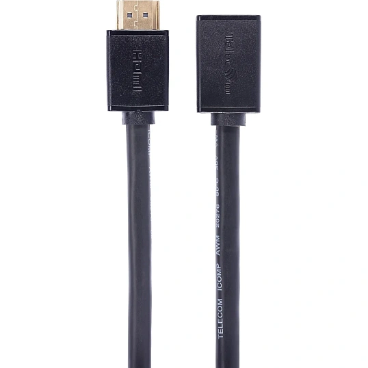 Кабель удлинительный  HDMI-19M/F ver 2.1, 0.5m, Telecom <TCG257MF-0.5M