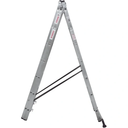 Лестница ал. трёхсекционная Новая Высота NV 1230, 3х7 перекл 1230307