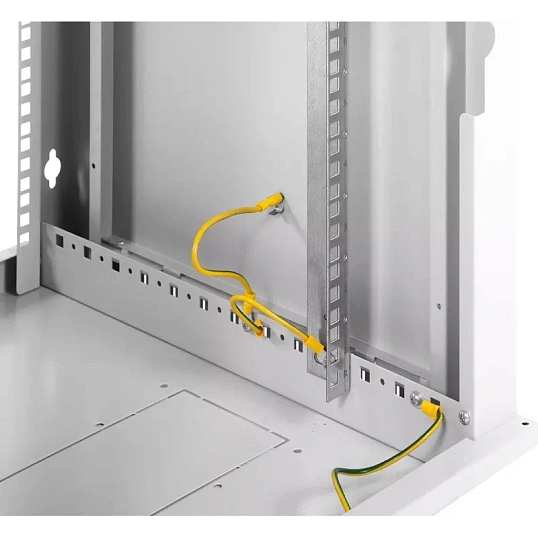 Шкаф настенный телеком. ЦМО разб. 12U (600х520) дверь стекло (ШРН-Э-12.500)