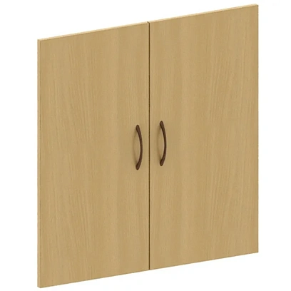 Двери MON_Канц низкие ДК32.10 ЛДСП (2шт. в уп.) 692х16x697 бук невский