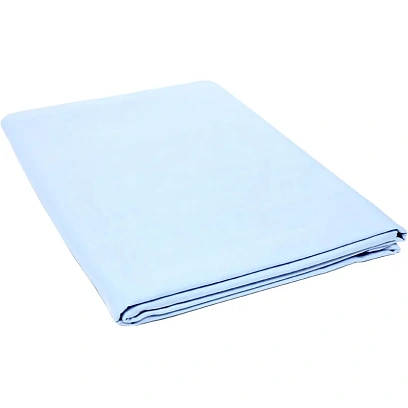 Простыня н/с 140x80 спанбонд лам. пл.40, голуб, 10шт/уп  Гекса