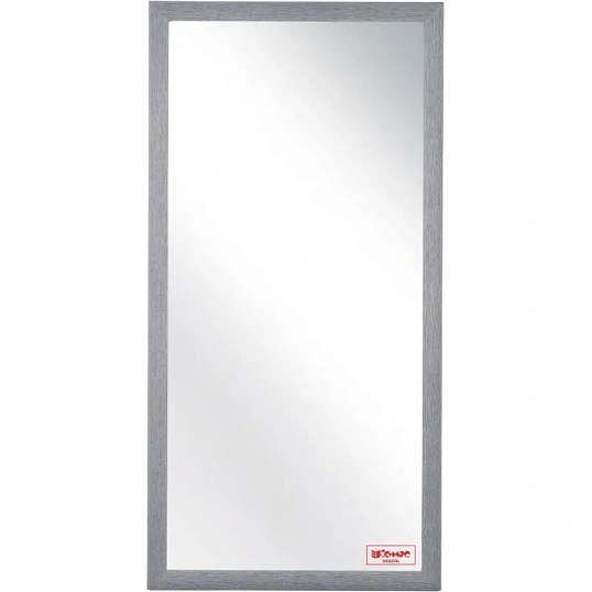 Зеркало МГЛ_настенное Комус Мебель НБ73 (600x1200) багет ПЛС серый