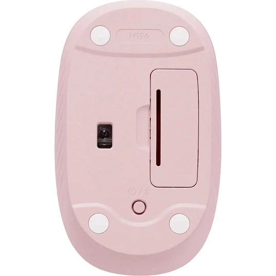 Мышь компьютерная Logitech беспров. M196 розовый (910-007461)