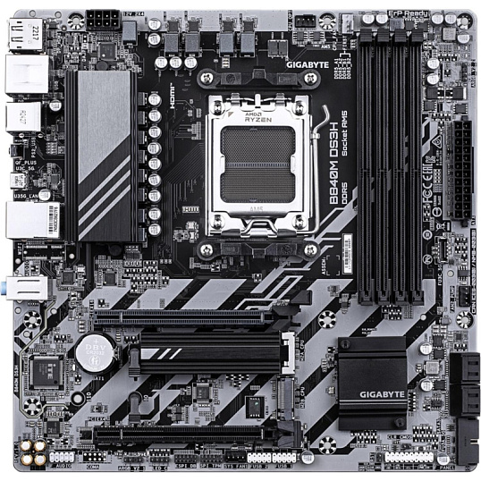 Материнская плата GIGABYTE B840M DS3H, AM5, B840, 4xDDR5 mATX