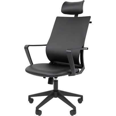 Кресло VT_Chairman 545 экокожа черный