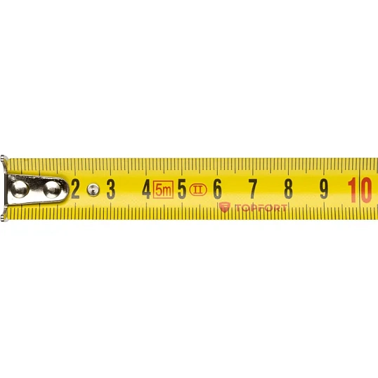 Рулетка 5мх19 мм с автостопом  TOPFORT Prof