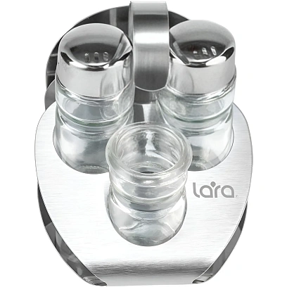 Набор для специй LARA: солонка, перечница, для зубочис.,салфетница(LR08-02)