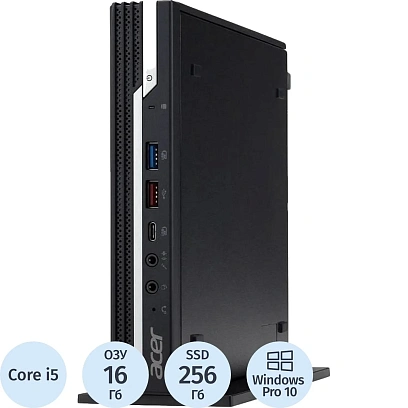 Мини ПК Acer Veriton N4680G (DT.VUSER.02S_16GB) i5-11400T/16Gb/256Gb/W10P
