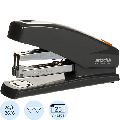 Степлер Attache Selechion (№24/6,26/6) до 25лис,энергосберегающий,т-сер