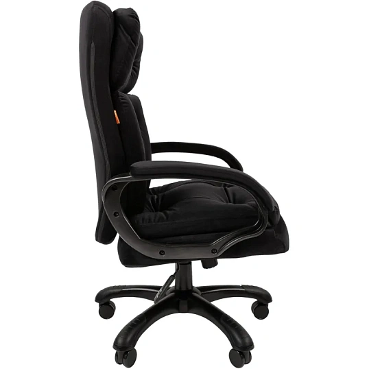 Кресло VT_Chairman 442 ткань R 015 черный пластик черный