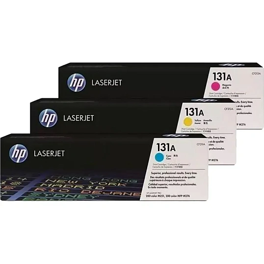 Картридж лазерный HP 131A U0SL1AM CMY для LJ Pro 200 (3шт/уп)