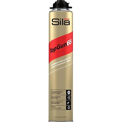 Пена монтажная профессиональная Sila Pro TopGun 65, 875мл (SPTG65P875S)