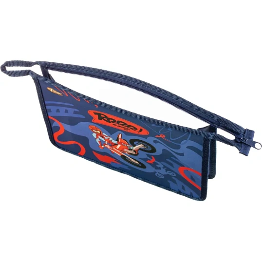 Папка для тетрадей Moto freestyle,А5,молния, пластик, ПТ-713